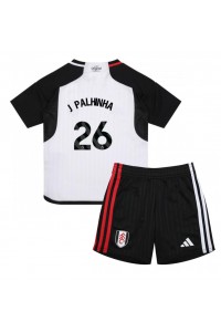 Fulham Joao Palhinha #26 Jalkapallovaatteet Lasten Kotipeliasu 2023-24 Lyhythihainen (+ Lyhyet housut)